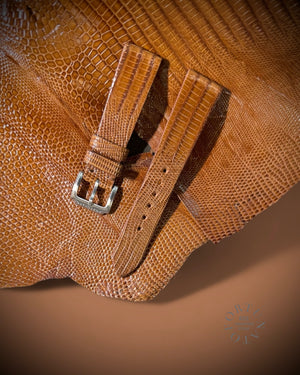 TAN Genuine Lizard strap