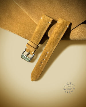 Genuine Italian Suede Leather Strap