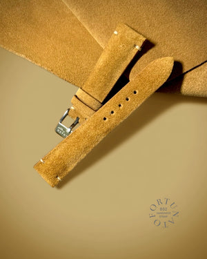 Genuine Italian Suede Leather Strap