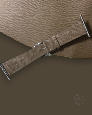 Grey Epsom Cowhide Leather Strap