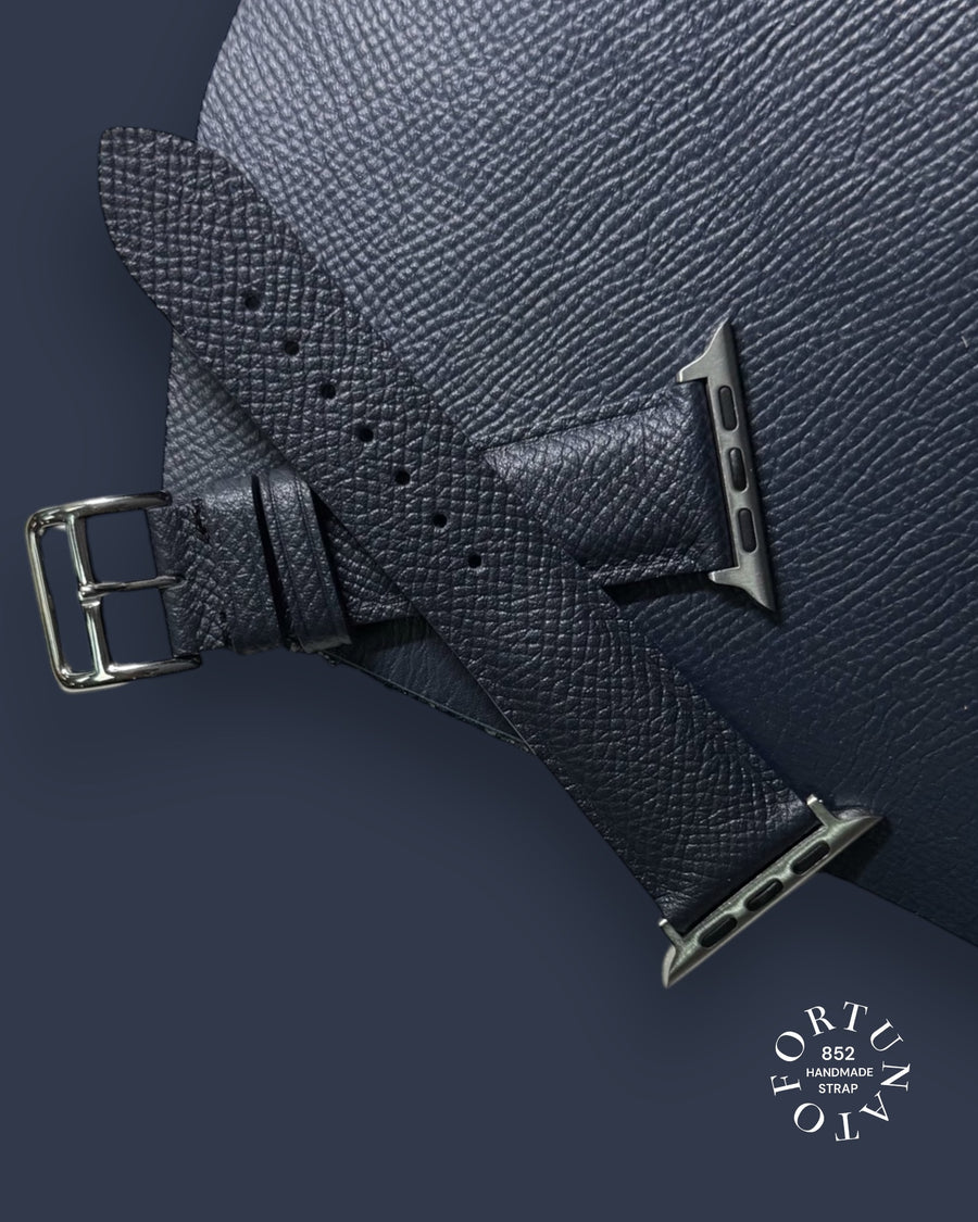 Blue Epsom Leather Strap