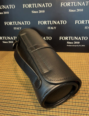 Italian Leather watch roll for 3 watches