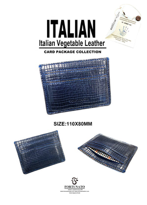 Credit card wallet " Italian vegetable leather "