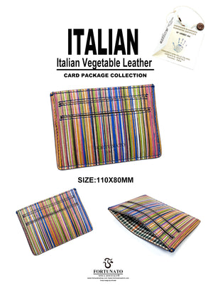 Credit card wallet " Italian vegetable leather "