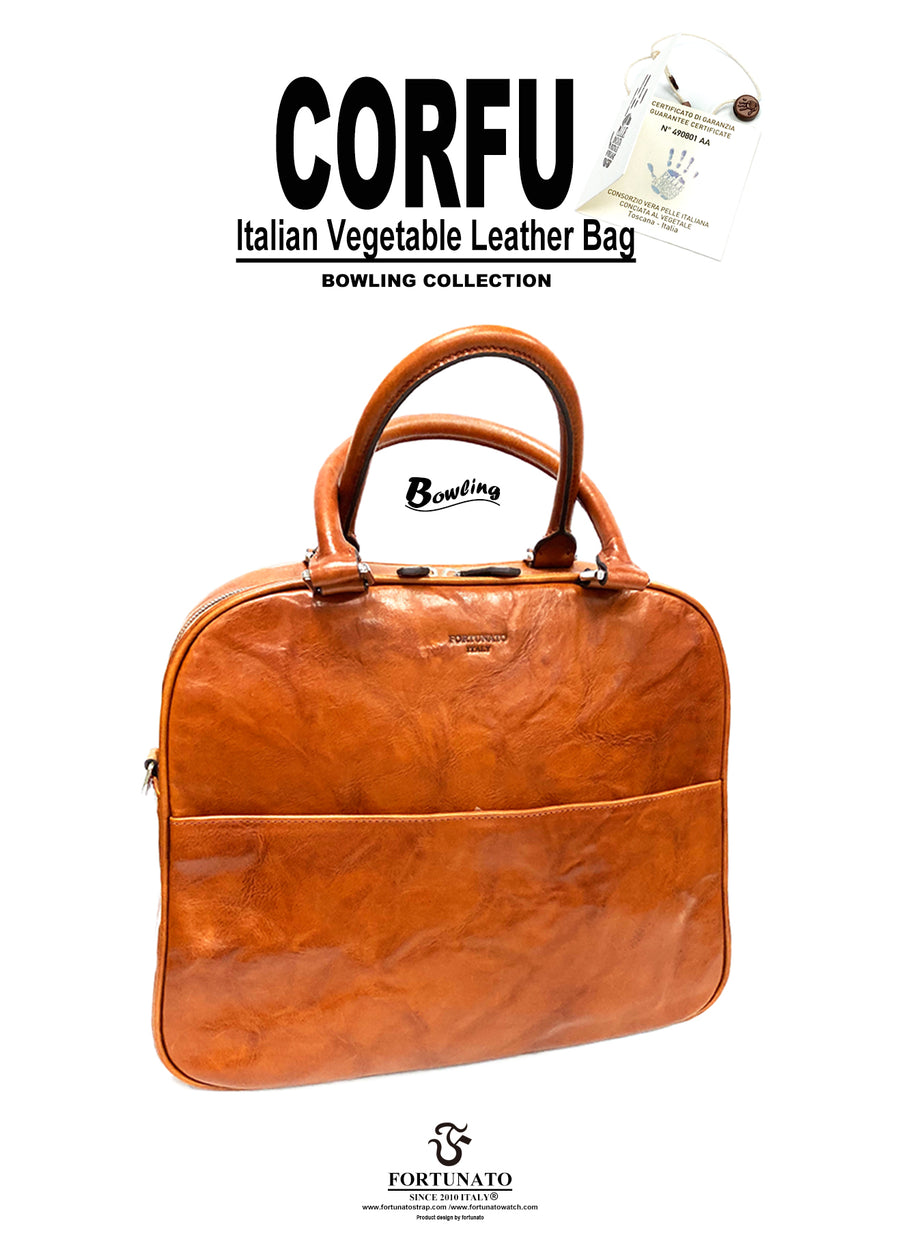 Vintage casual bag-"Luxury Italian vegetable Leather"