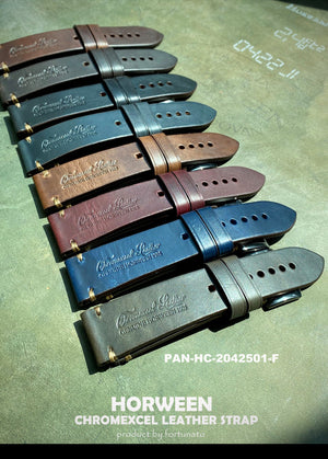 Horween Chromexcel Leather Strap < PAN-HC-204251-H >flat padding3.5mm