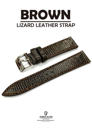 Genuine Lizard Strap (Hand Stitching/ 2.8mm Flat Padding style)