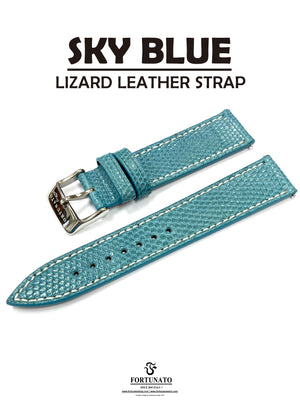 Genuine Lizard Strap (Hand Stitching/ 2.8mm Flat Padding style)