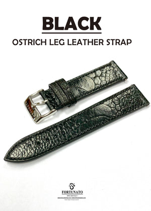 Genuine Ostrich Leg with Metallic treatment - FORTUNATO Shop