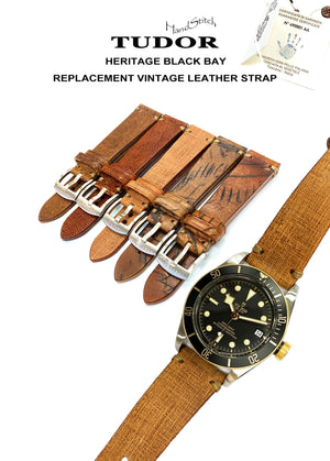 Tudor Black bay watch vintage strap " Vintage"collection
